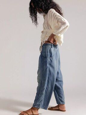 We The Free Fall For You Linen Harem Jeans